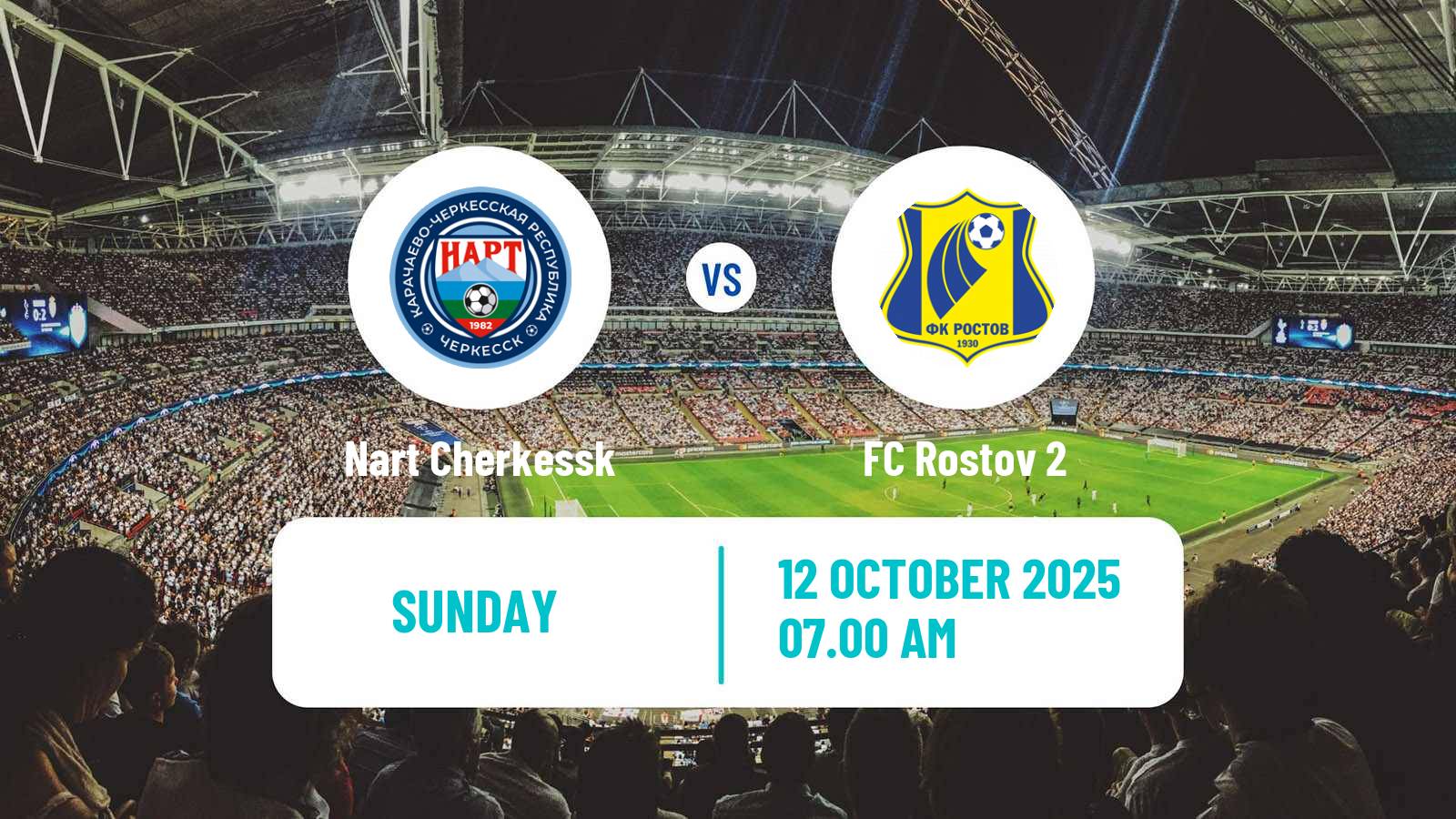 Soccer FNL 2 Division B Group 1 Nart Cherkessk - Rostov 2