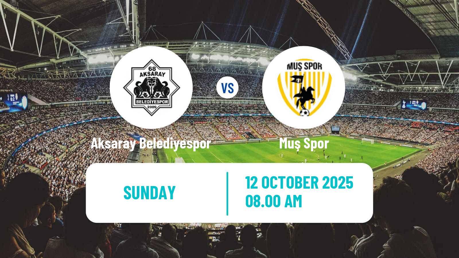 Soccer Turkish Second League Red Group Aksaray Belediyespor - Muş Spor
