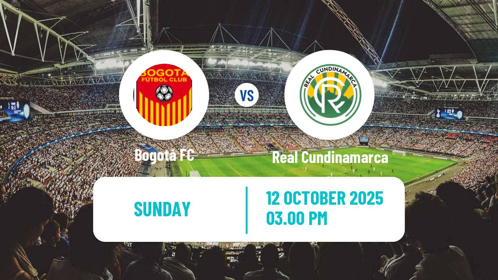 Soccer Colombian Primera B Bogotá - Real Cundinamarca