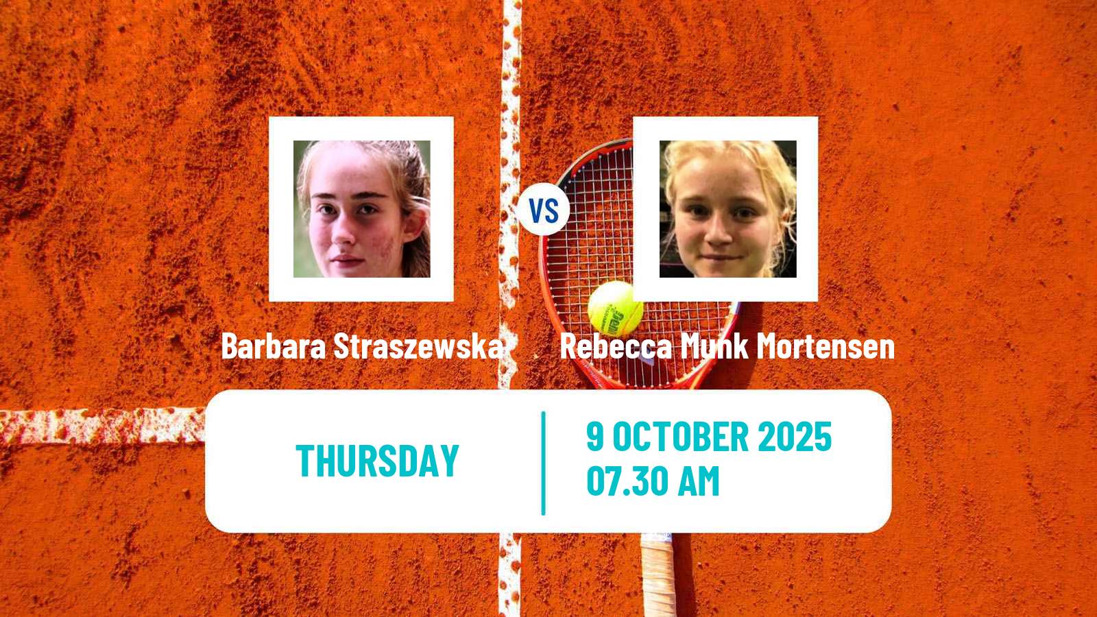 Tennis ITF W15 Monastir 34 Women Barbara Straszewska - Rebecca Munk Mortensen