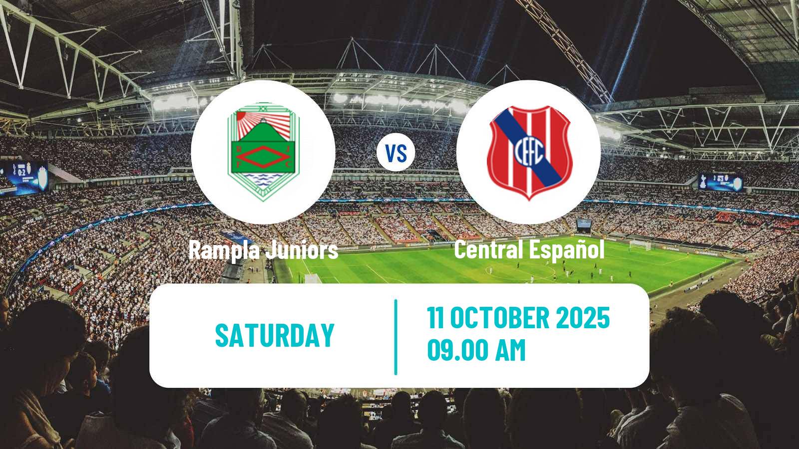 Soccer Uruguayan Segunda Division Rampla Juniors - Central Español