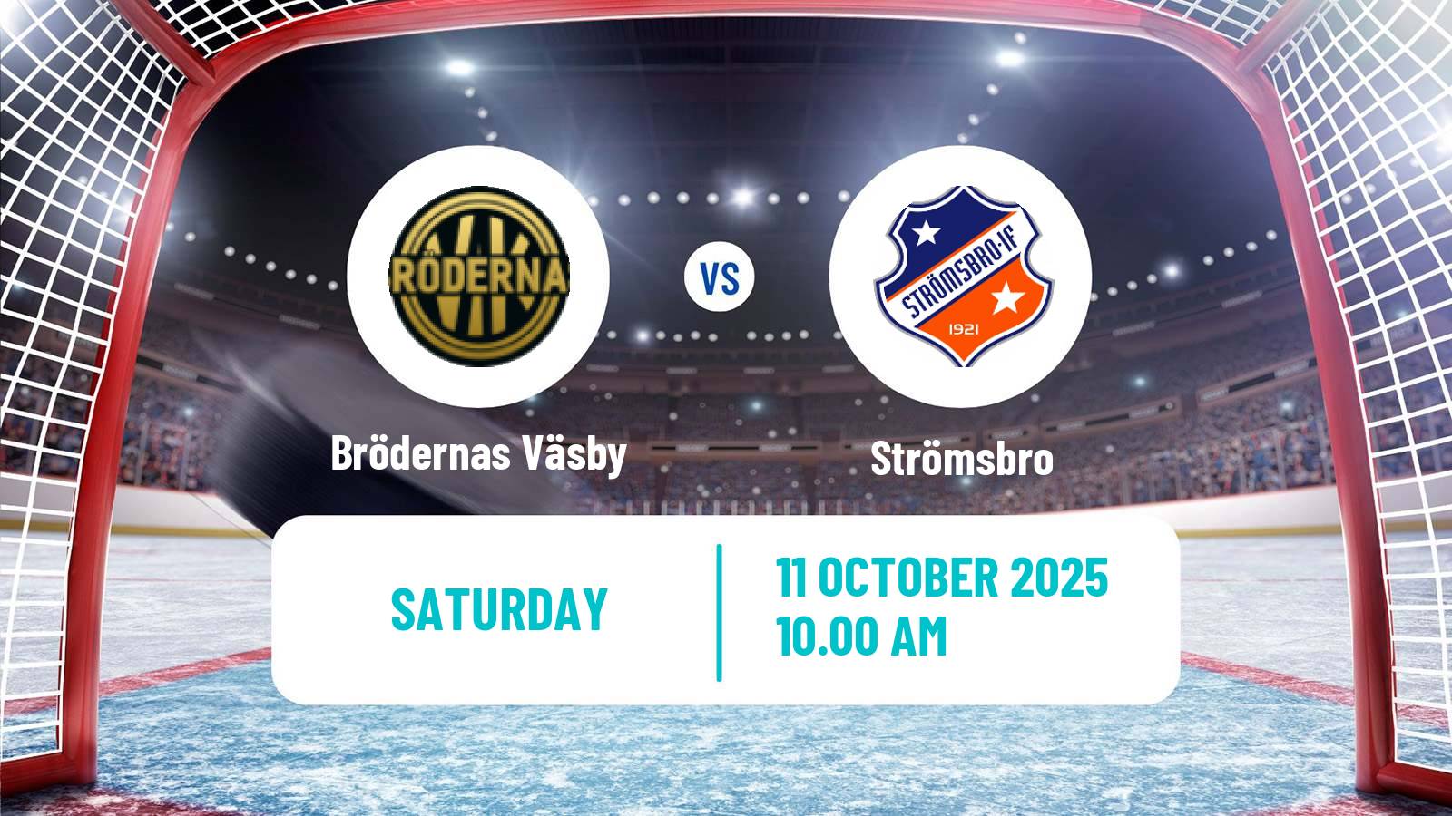 Hockey Swedish HockeyEttan Norra Brödernas Väsby - Strömsbro