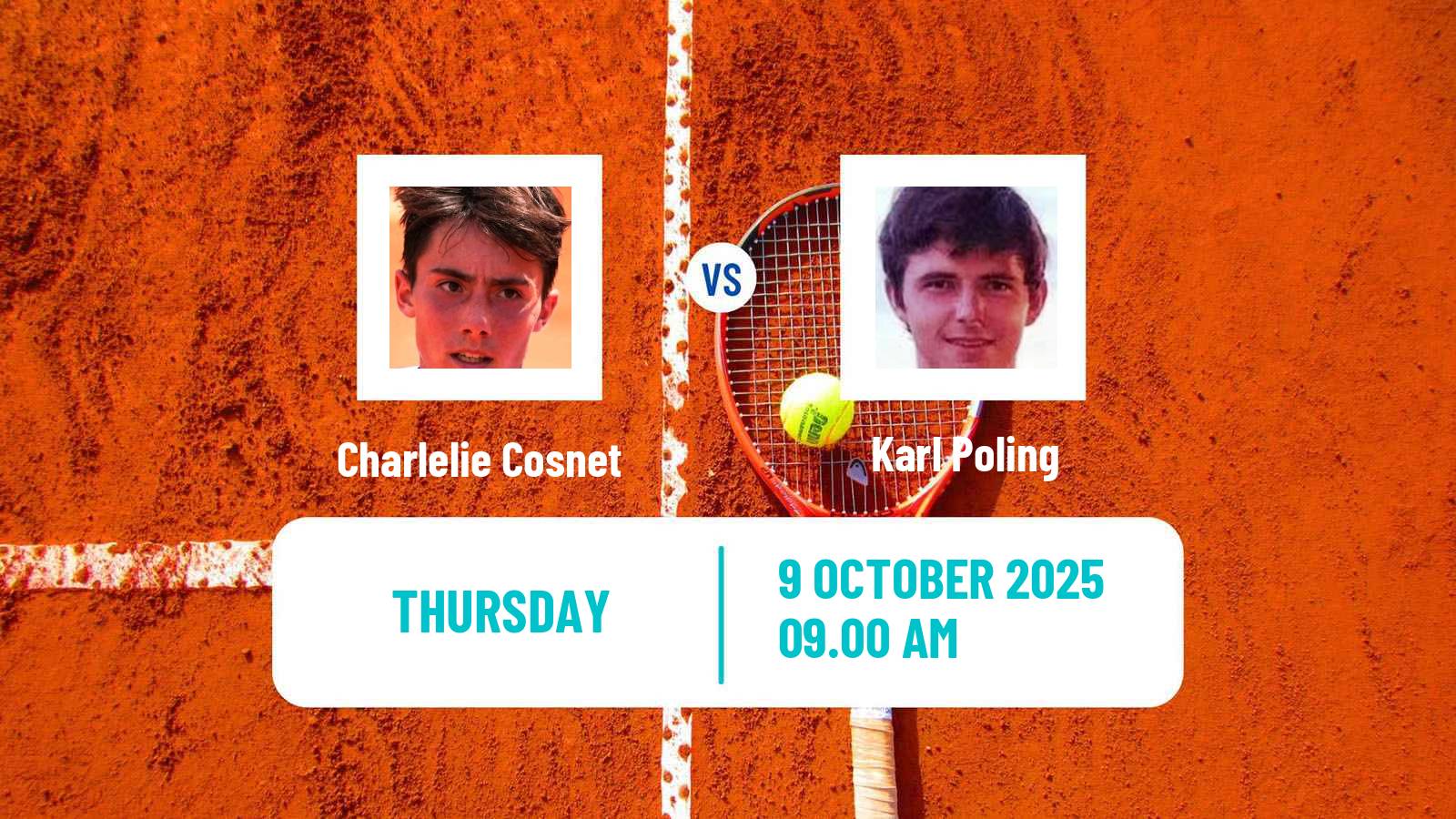 Tennis ITF M15 Lexington Ky Men Charlelie Cosnet - Karl Poling