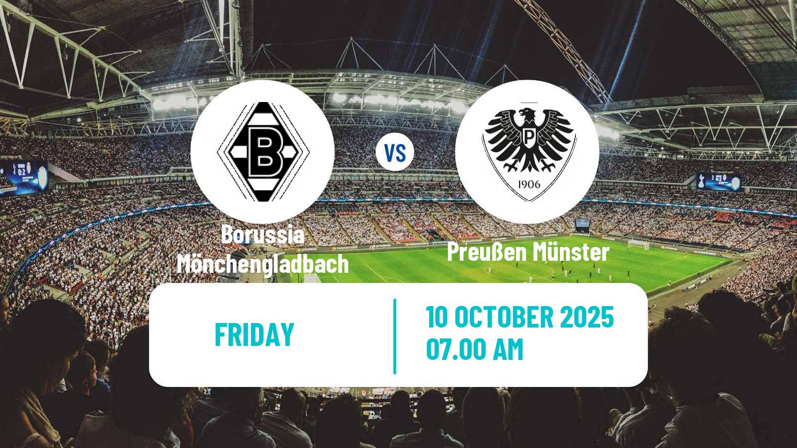 Soccer Club Friendly Borussia Mönchengladbach - Preußen Münster
