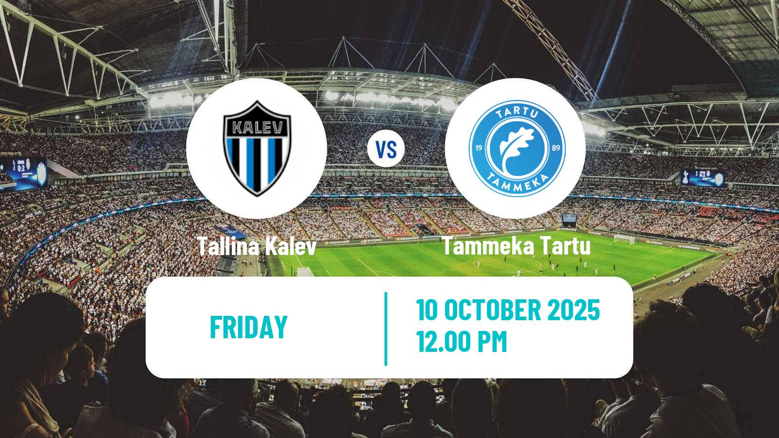 Soccer Estonian Meistriliiga Women Tallina Kalev - Tammeka Tartu
