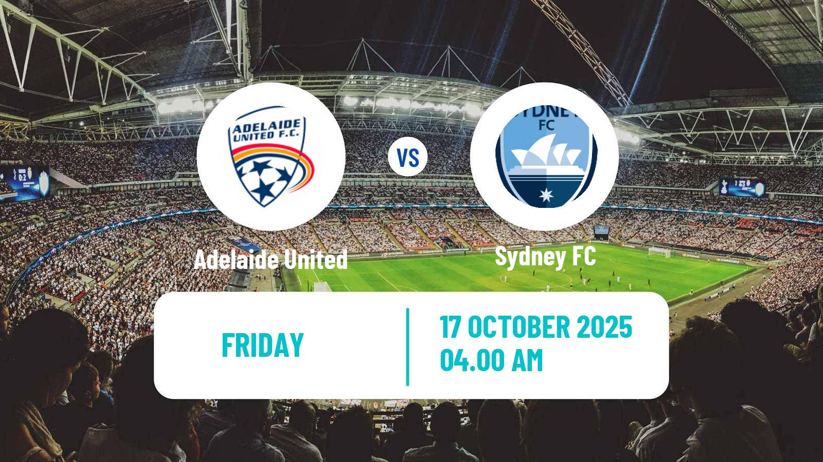 Soccer Australian A-League Adelaide United - Sydney