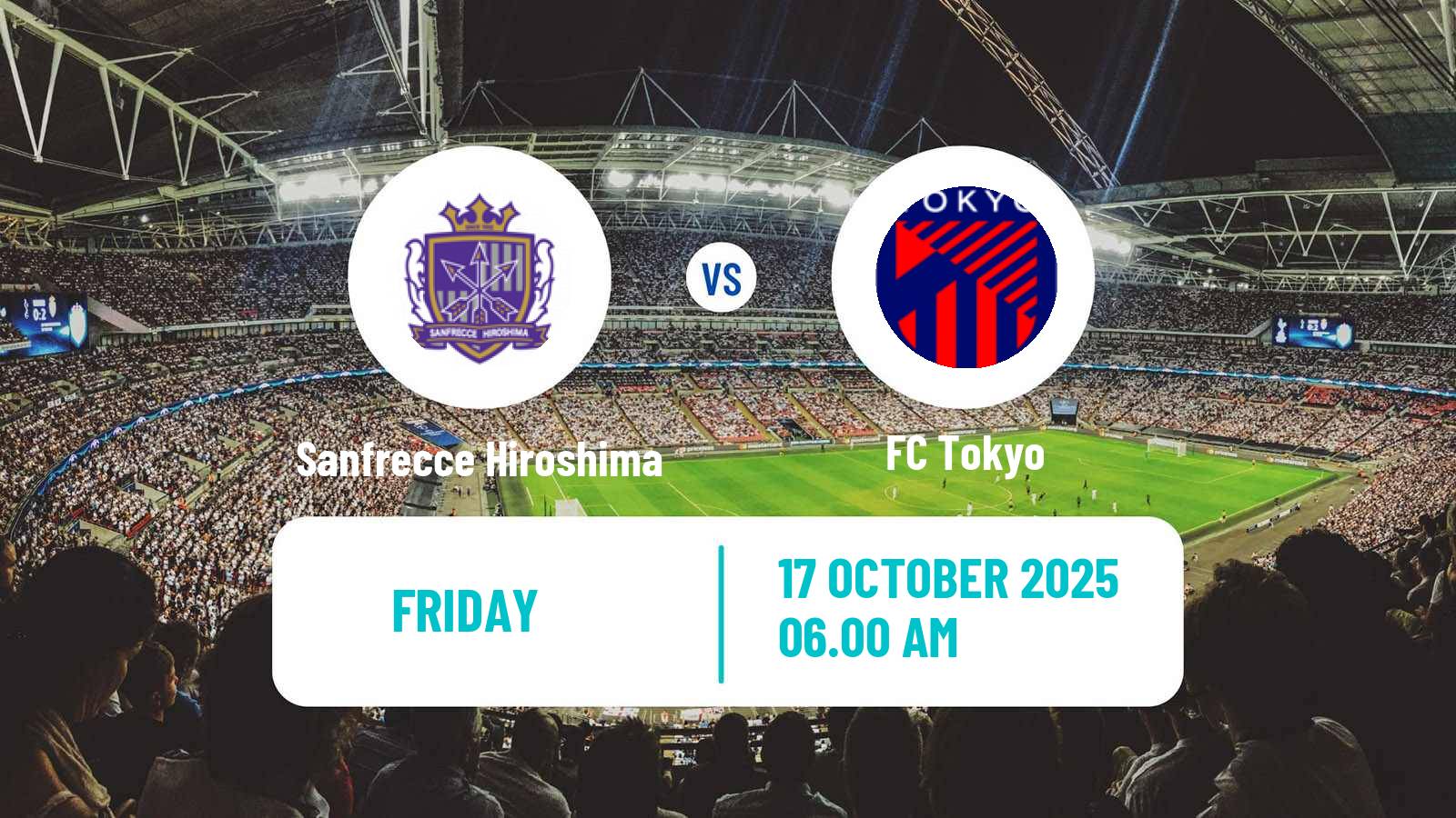 Soccer Japan J1 League Sanfrecce Hiroshima - Tokyo