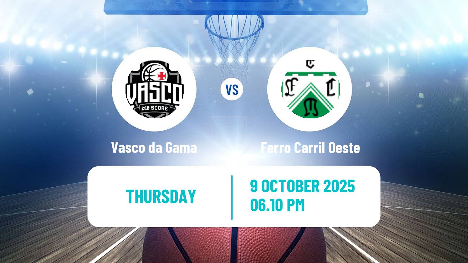 Basketball Basketball South American League Vasco da Gama - Ferro Carril Oeste