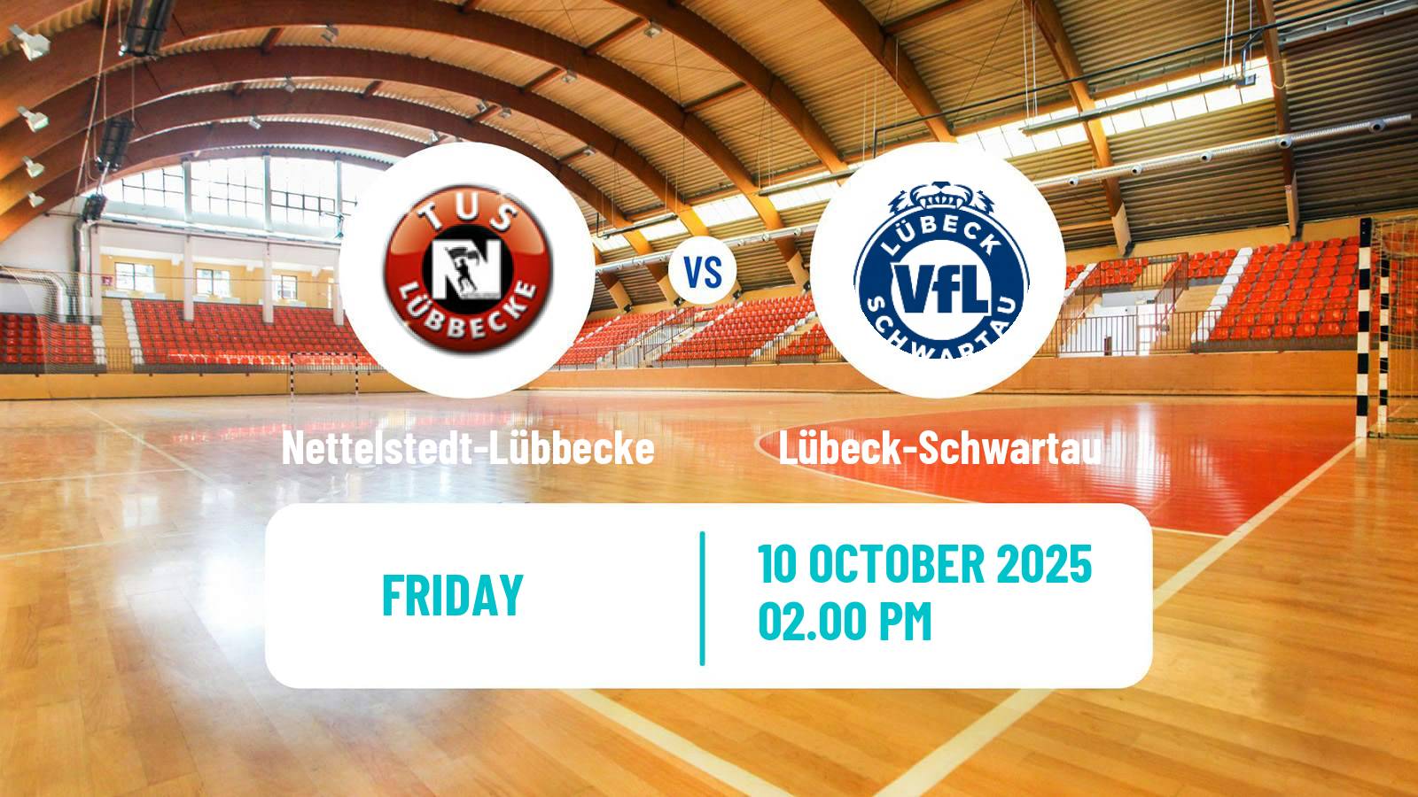 Handball German 2 Bundesliga Handball Nettelstedt-Lübbecke - Lübeck-Schwartau