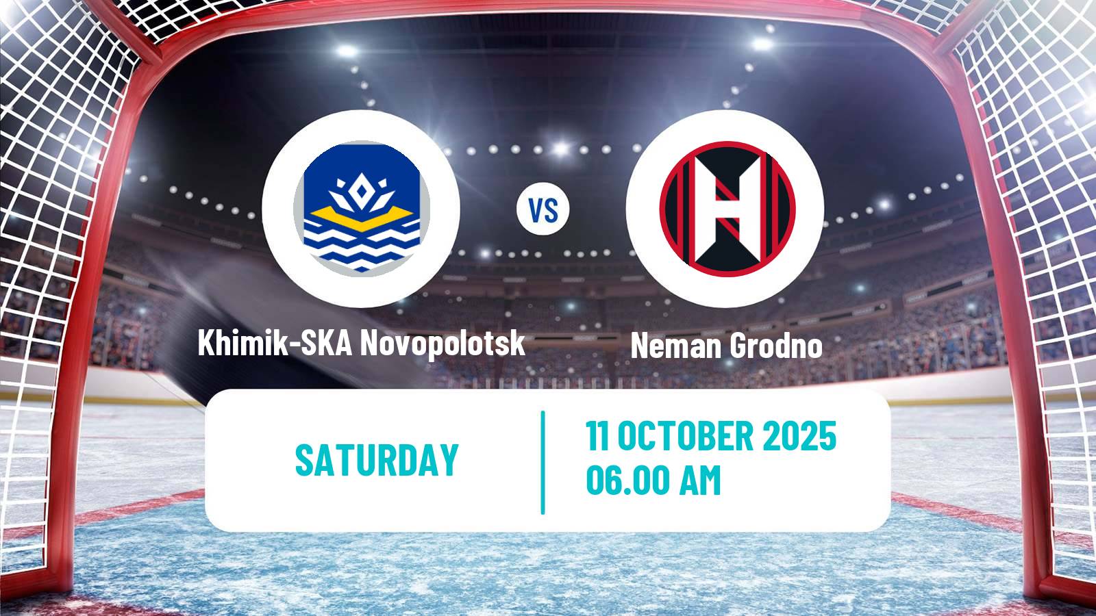 Hockey Belarusian Extraleague Khimik-SKA Novopolotsk - Neman Grodno