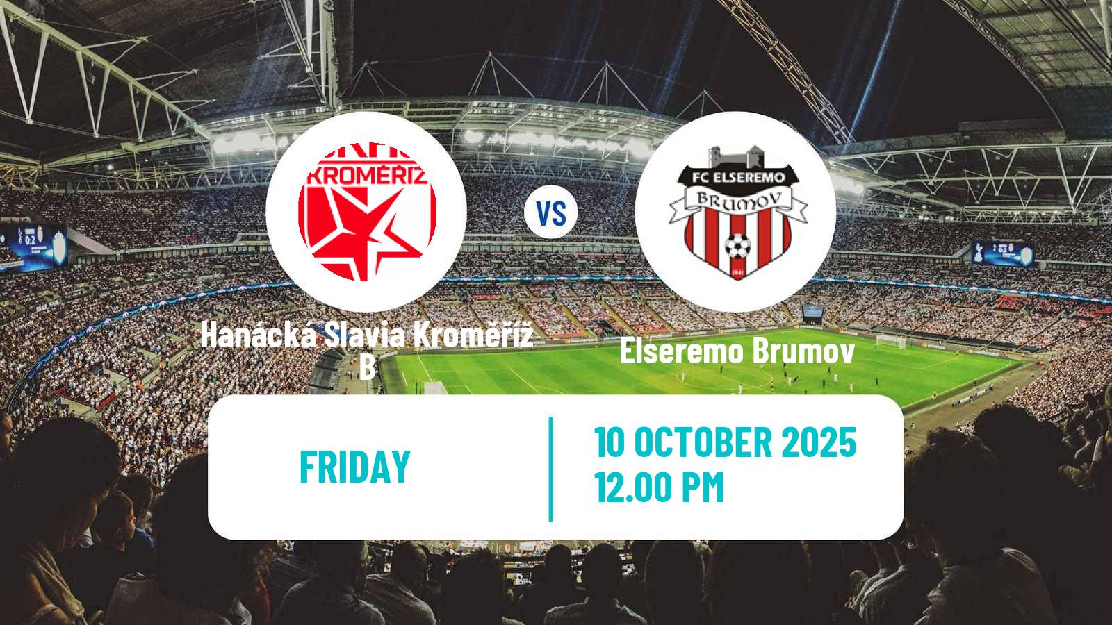 Soccer Czech Division E Hanácká Slavia Kroměříž B - Elseremo Brumov