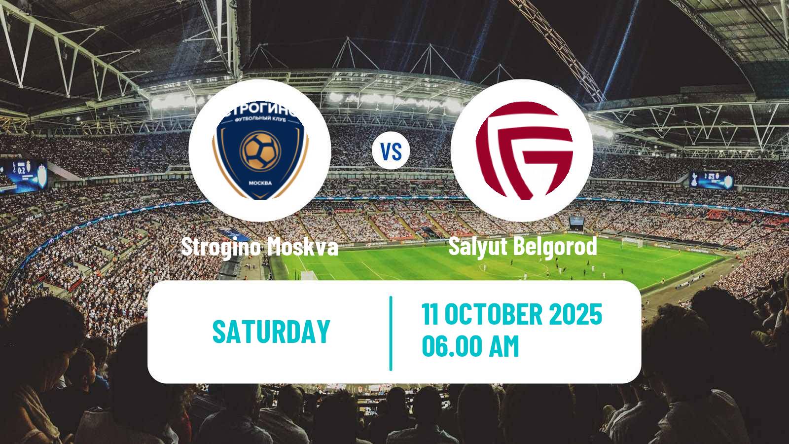 Soccer FNL 2 Division B Group 3 Strogino Moskva - Salyut Belgorod