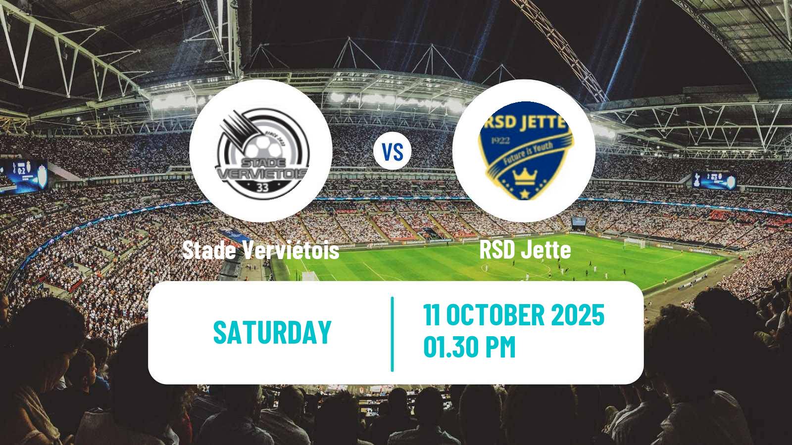 Soccer Belgian Second Amateur Division Group C Stade Verviétois - Jette
