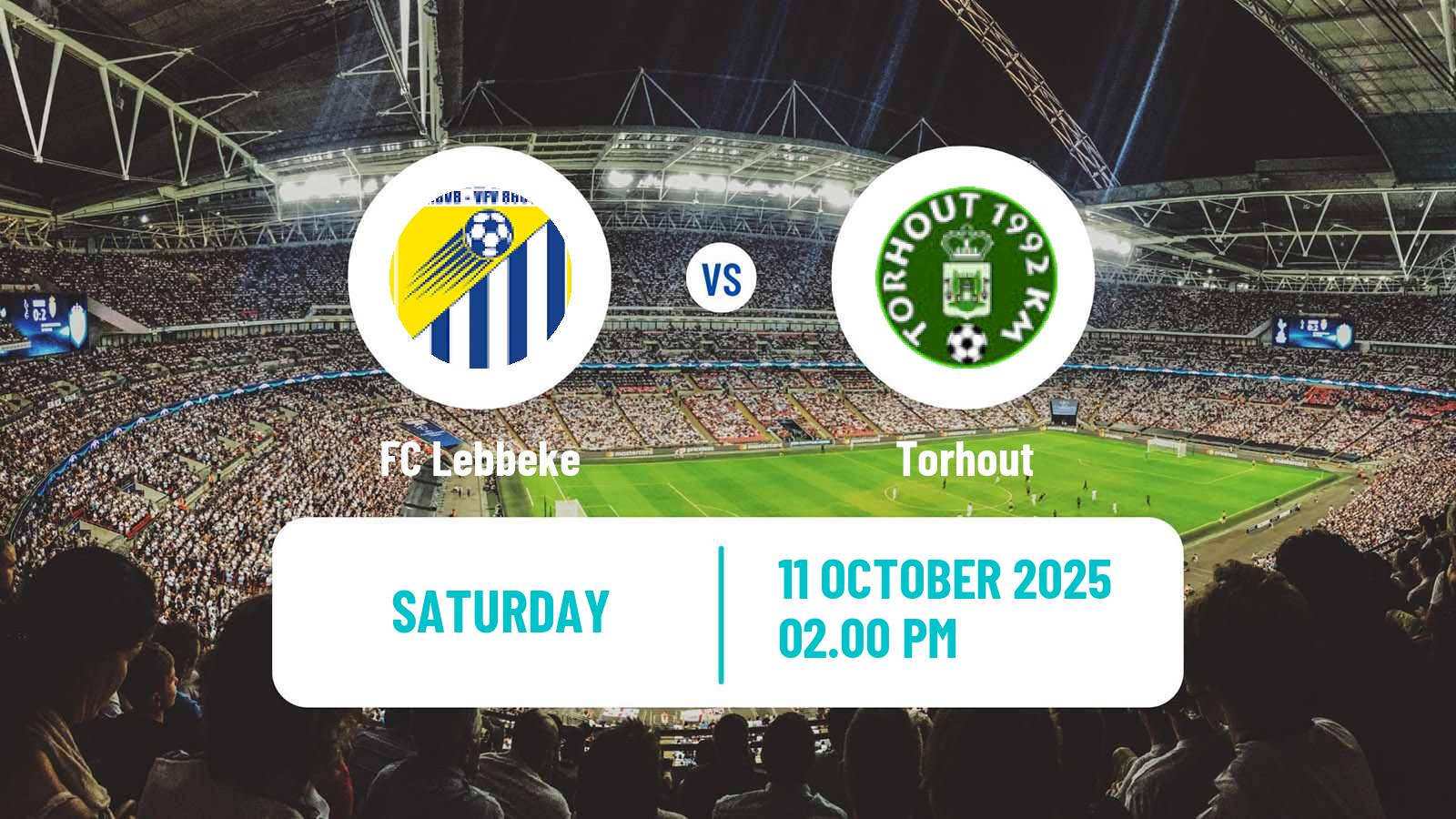 Soccer Belgian Second Amateur Division Group A Lebbeke - Torhout