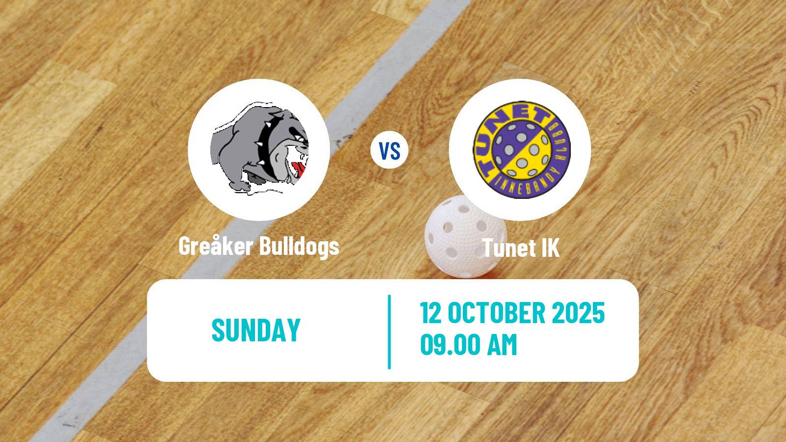 Floorball Norwegian Eliteserien Floorball Greåker Bulldogs - Tunet