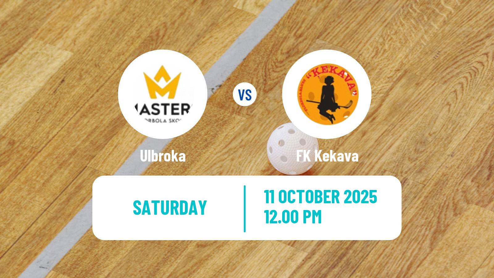 Floorball Latvian Elvi Liga Ulbroka - Kekava