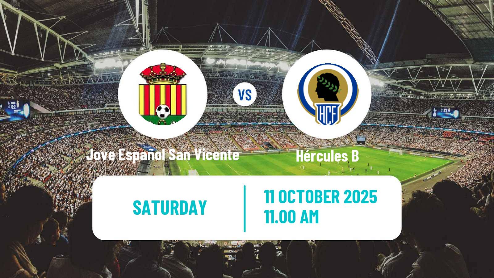 Soccer Spanish Tercera RFEF - Group 6 Jove Español San Vicente - Hércules B