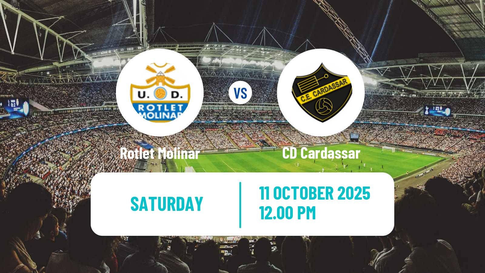 Soccer Spanish Tercera RFEF - Group 11 Rotlet Molinar - Cardassar