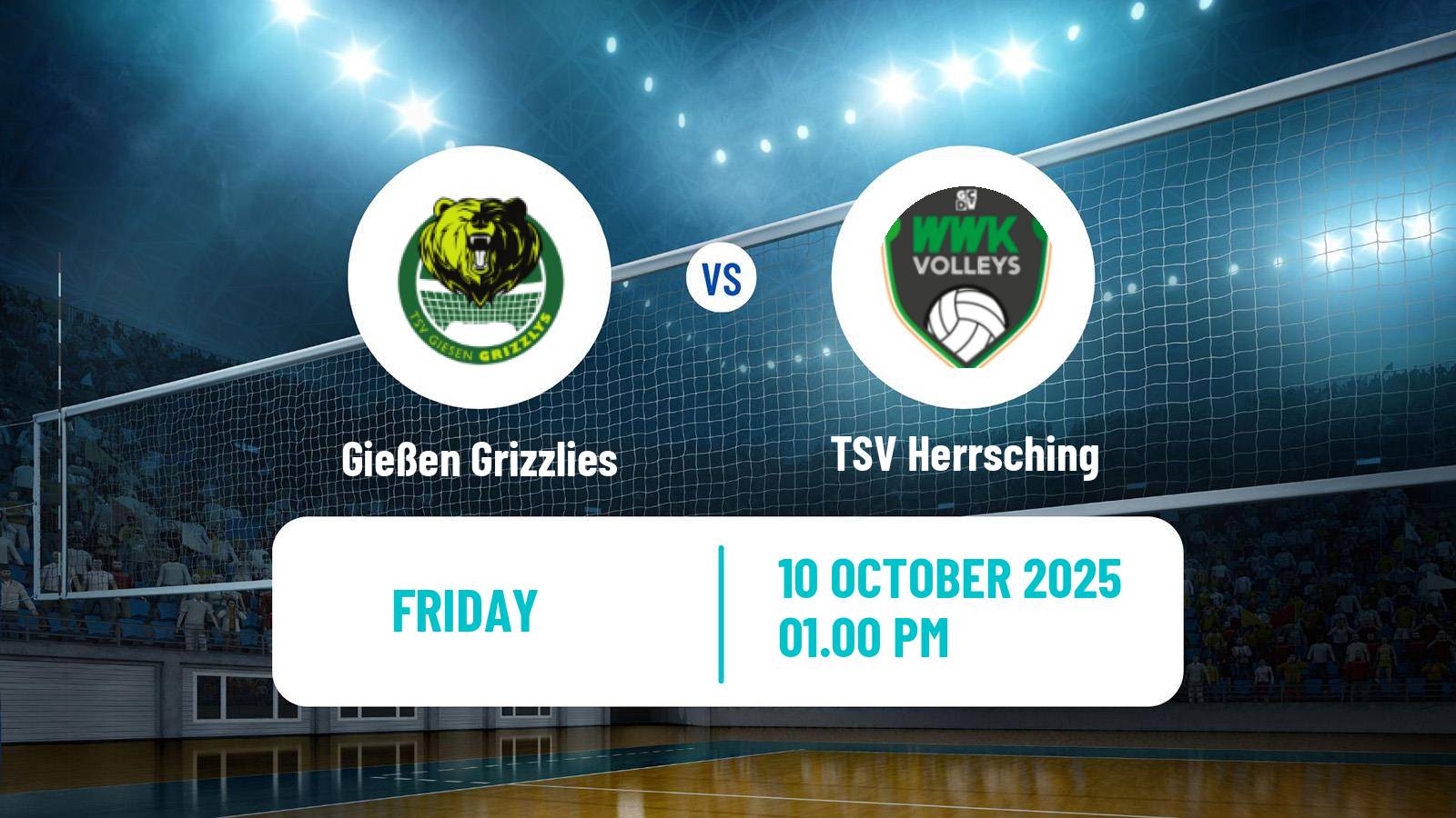 Volleyball German VBL Supercup Gießen Grizzlies - TSV Herrsching