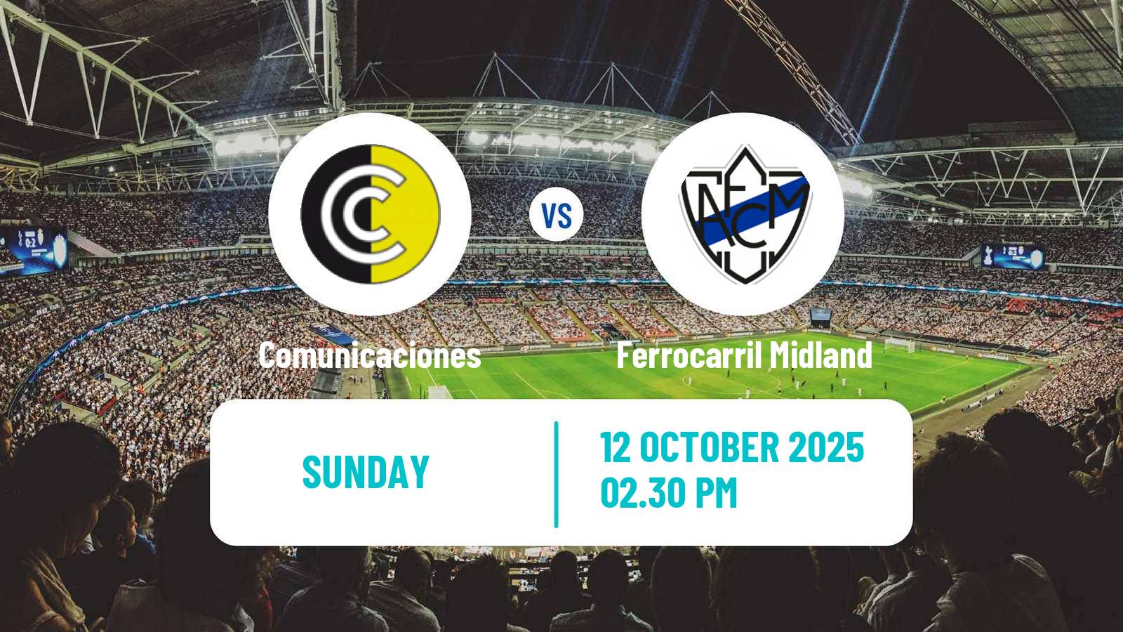 Soccer Argentinian Primera B Comunicaciones - Ferrocarril Midland