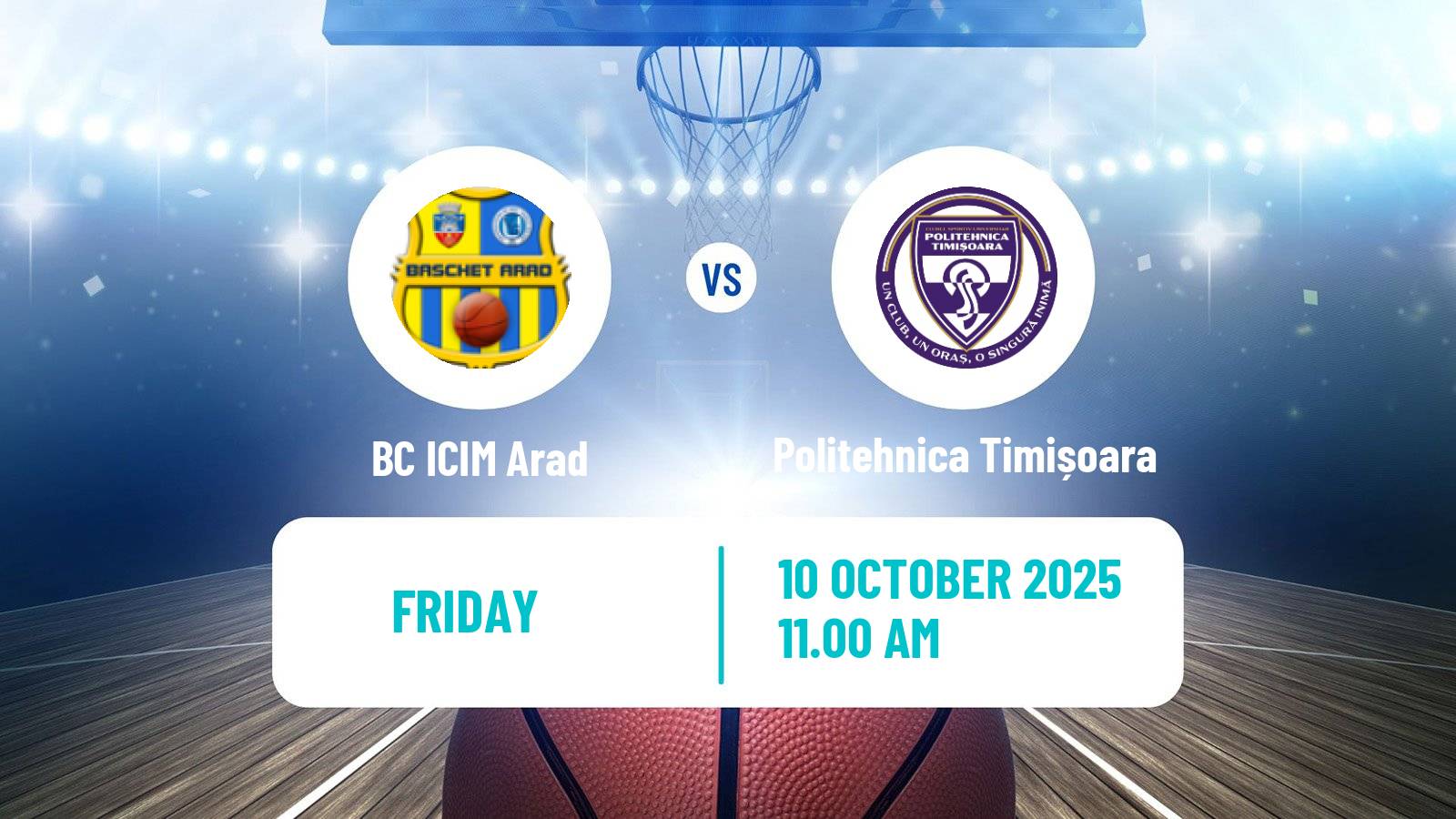 Basketball Romanian Liga National Basketball Women ICIM Arad - Politehnica Timișoara