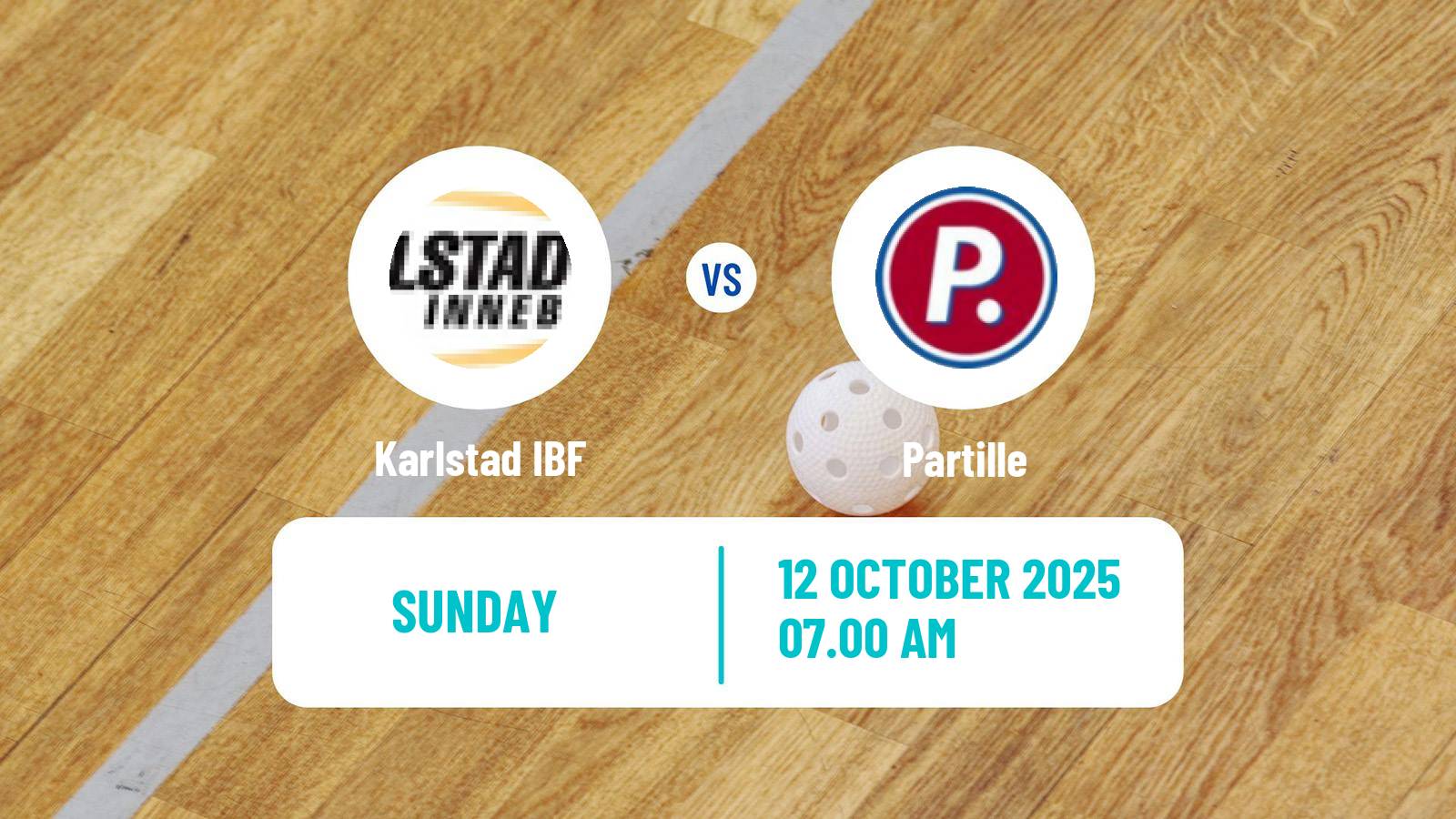 Floorball Swedish Superligan Floorball Women Karlstad IBF - Partille