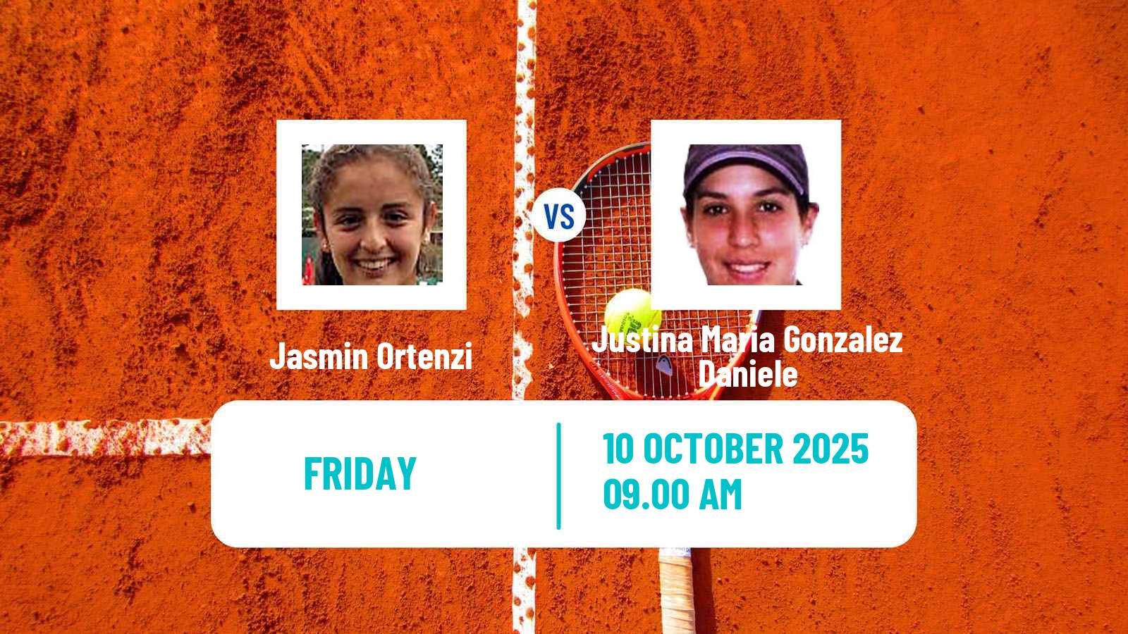 Tennis ITF W15 Sao Joao Da Boa Vista Women Jasmin Ortenzi - Justina Maria Gonzalez Daniele