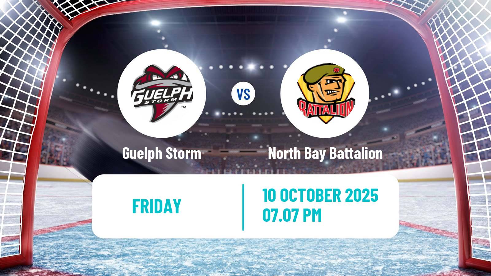 Hockey OHL Guelph Storm - North Bay Battalion