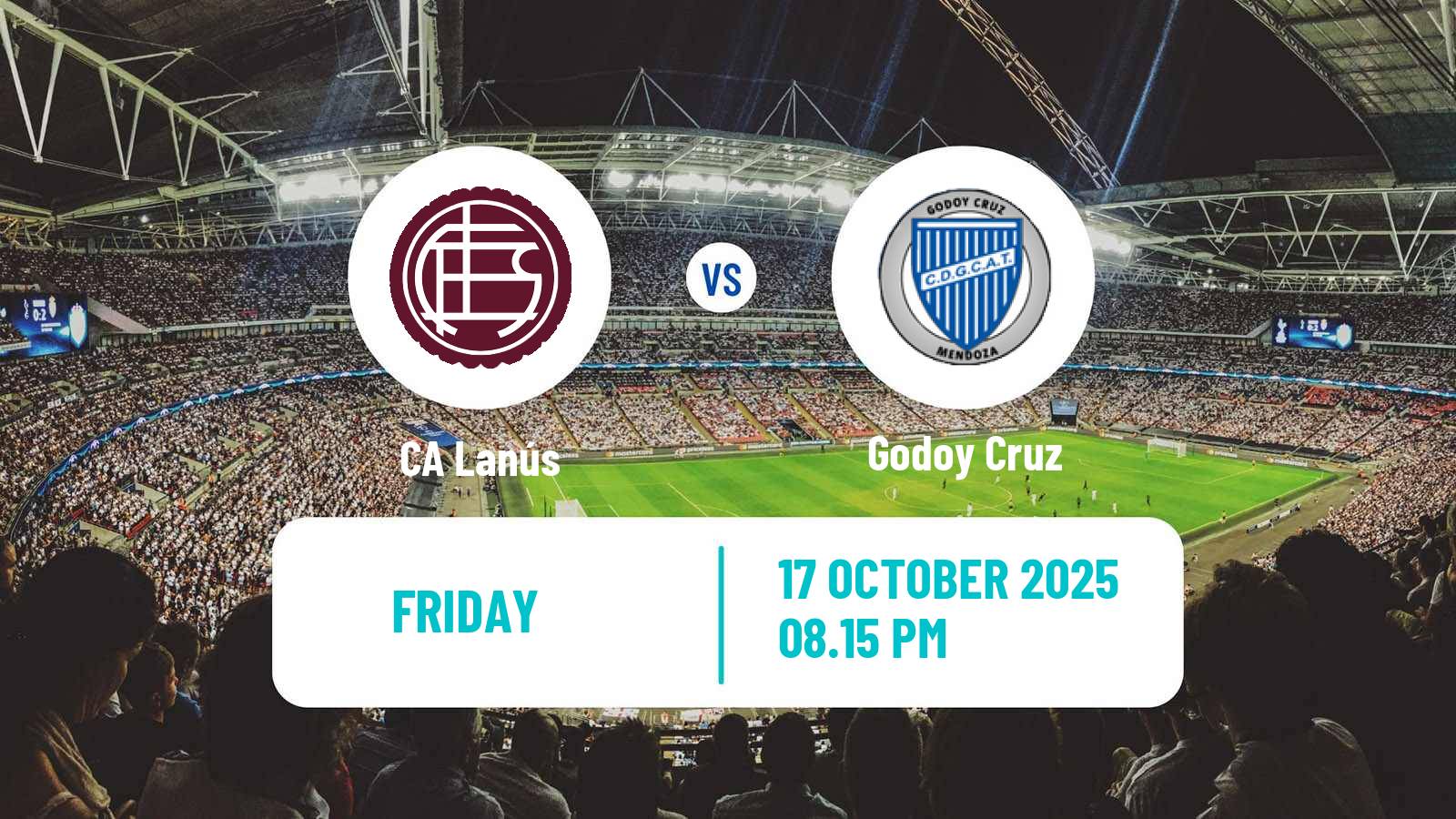 Soccer Argentinian Liga Profesional Lanús - Godoy Cruz