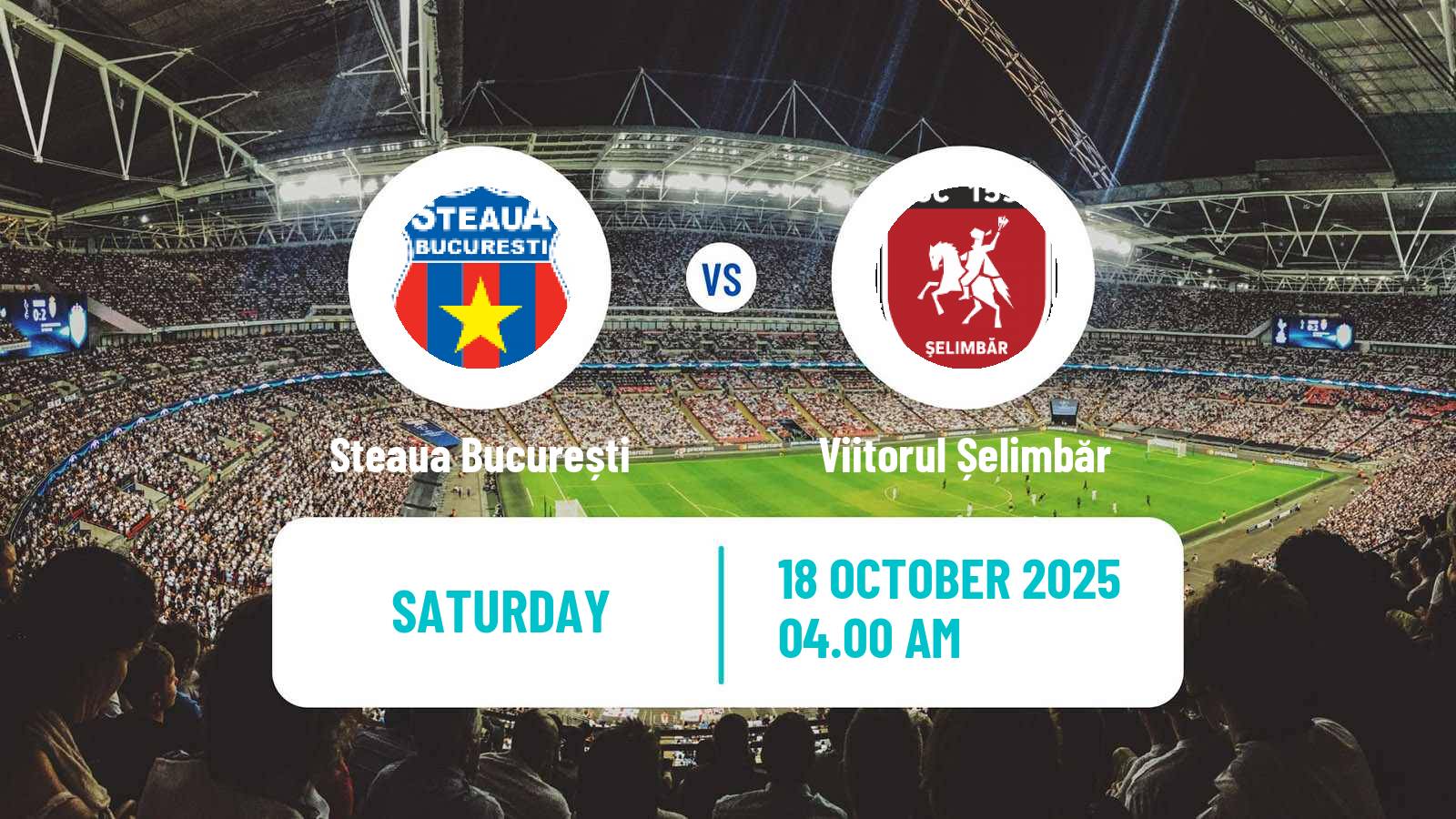 Soccer Romanian Division 2 Steaua București - Viitorul Șelimbăr