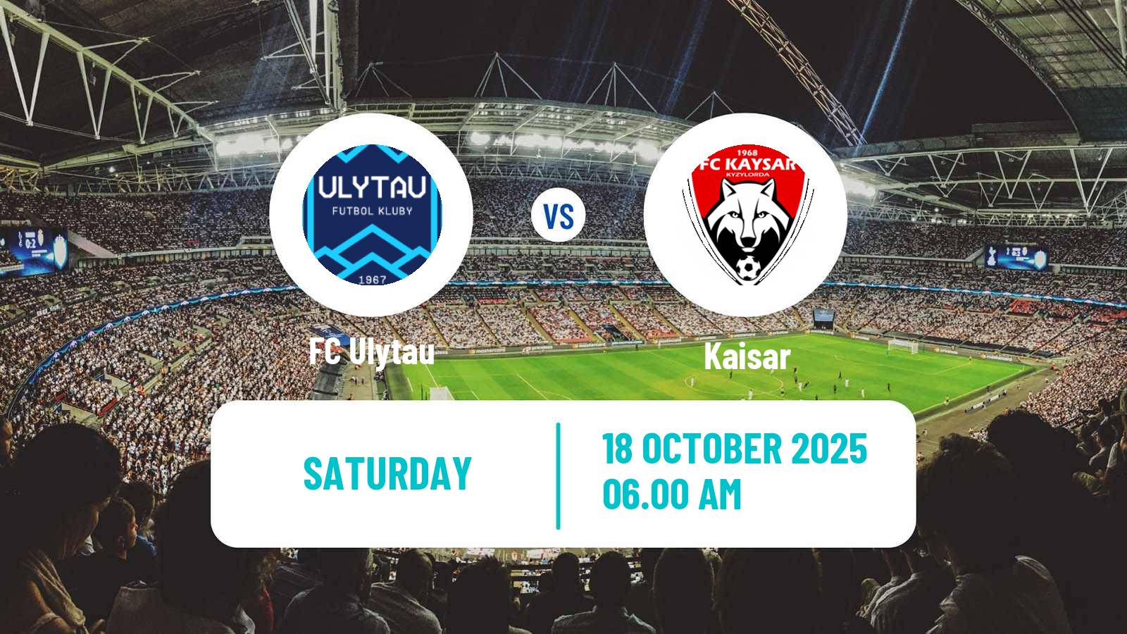 Soccer Kazakh Premier League Ulytau - Kaisar