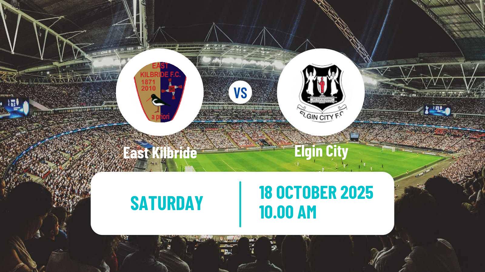 Soccer Scottish League Two East Kilbride - Elgin City