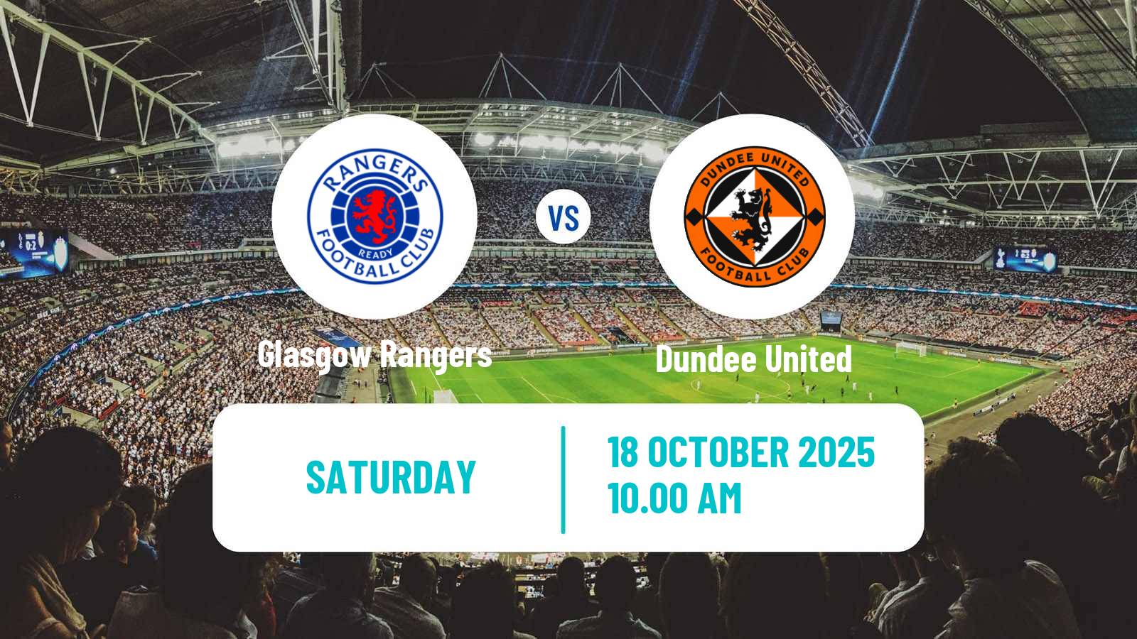 Soccer Scottish Premier League Glasgow Rangers - Dundee United