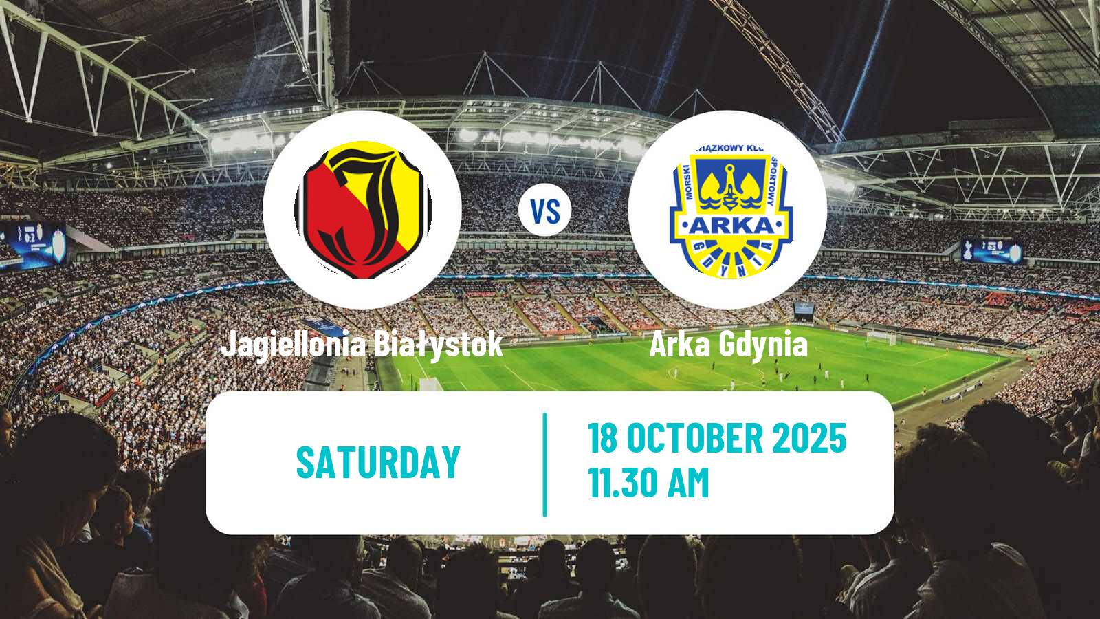 Soccer Polish Ekstraklasa Jagiellonia Białystok - Arka Gdynia