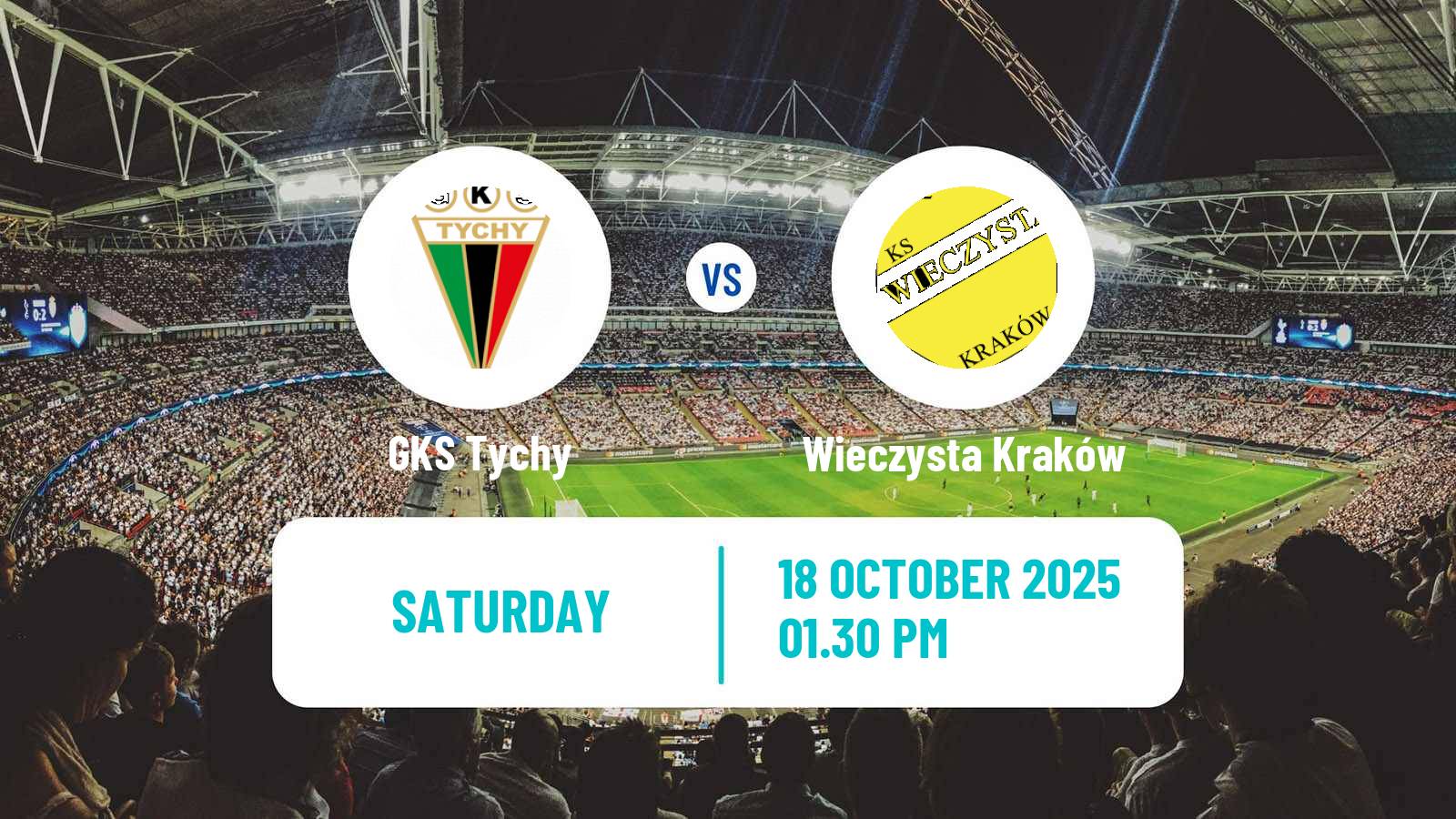 Soccer Polish Division 1 GKS Tychy - Wieczysta Kraków