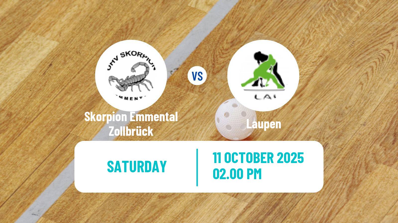 Floorball Swiss NLA Floorball Women Skorpion Emmental Zollbrück - Laupen