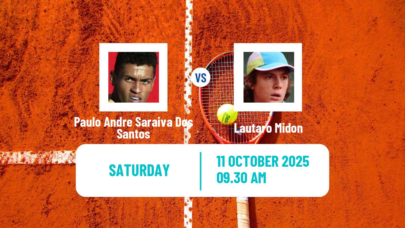 Tennis ITF M25 Rio De Janeiro Men Paulo Andre Saraiva Dos Santos - Lautaro Midon
