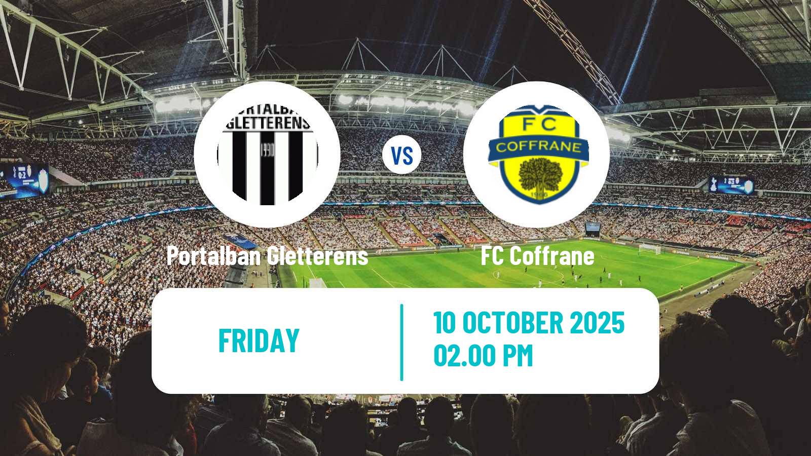 Soccer Swiss 1 Liga Classic Group 1 Portalban Gletterens - Coffrane