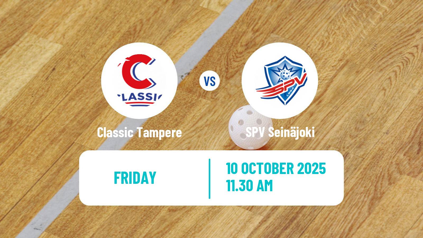 Floorball Finnish F-Liiga Classic Tampere - SPV Seinäjoki