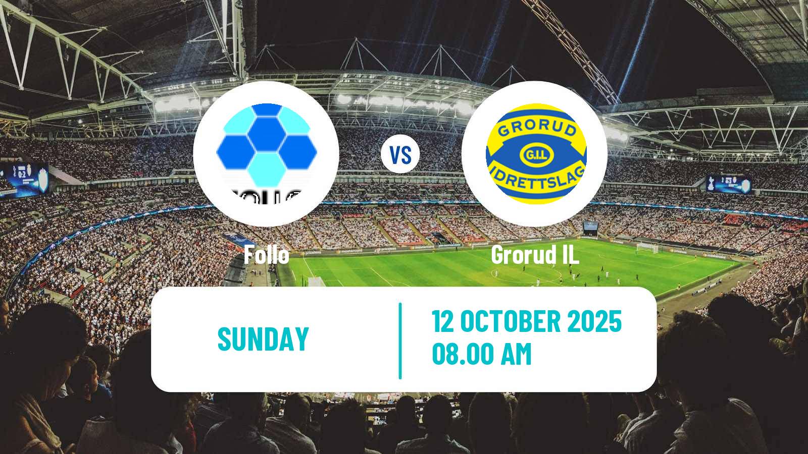Soccer Norwegian Division 2 - Group 2 Follo - Grorud