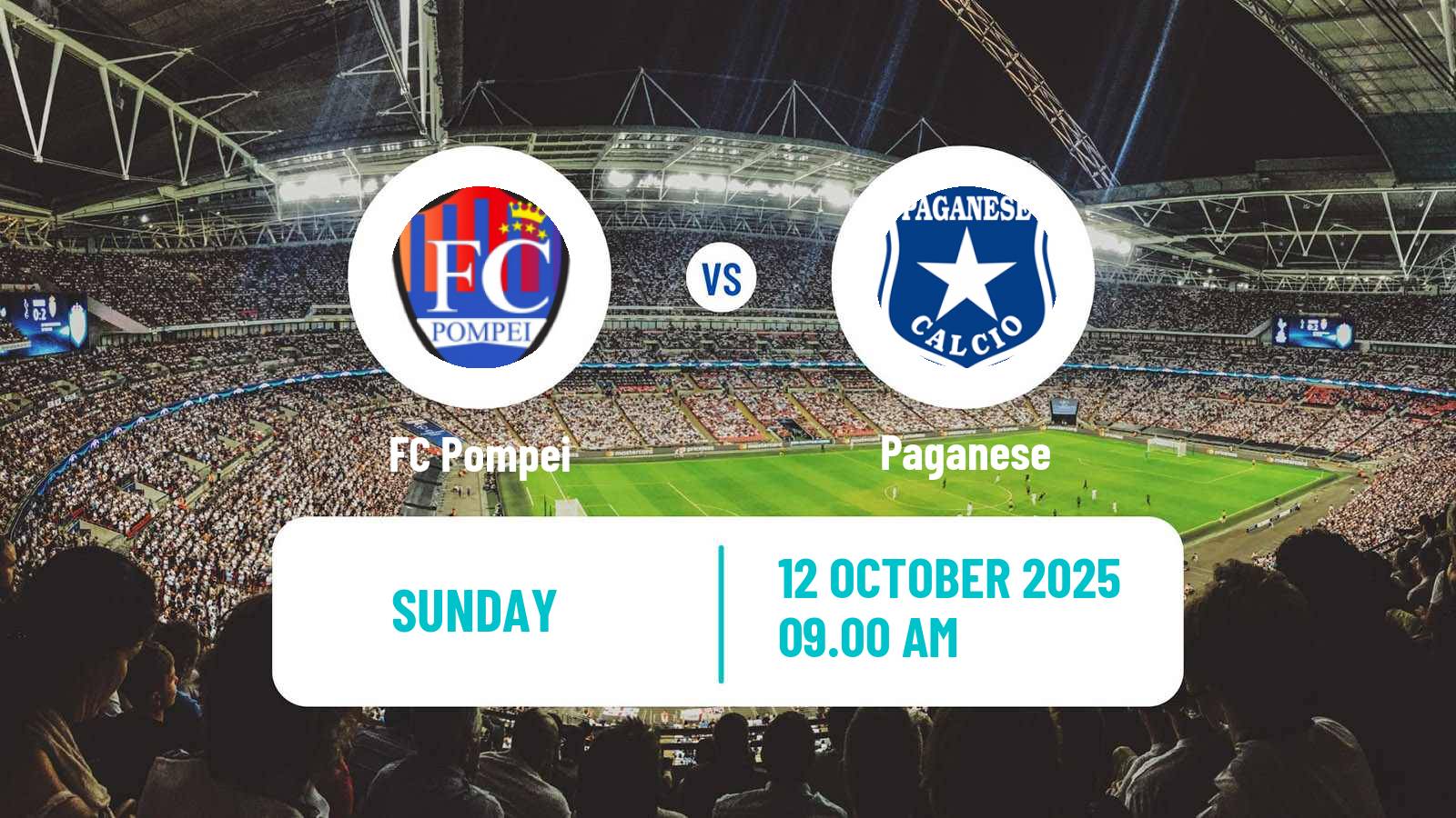 Soccer Italian Serie D - Group H Pompei - Paganese