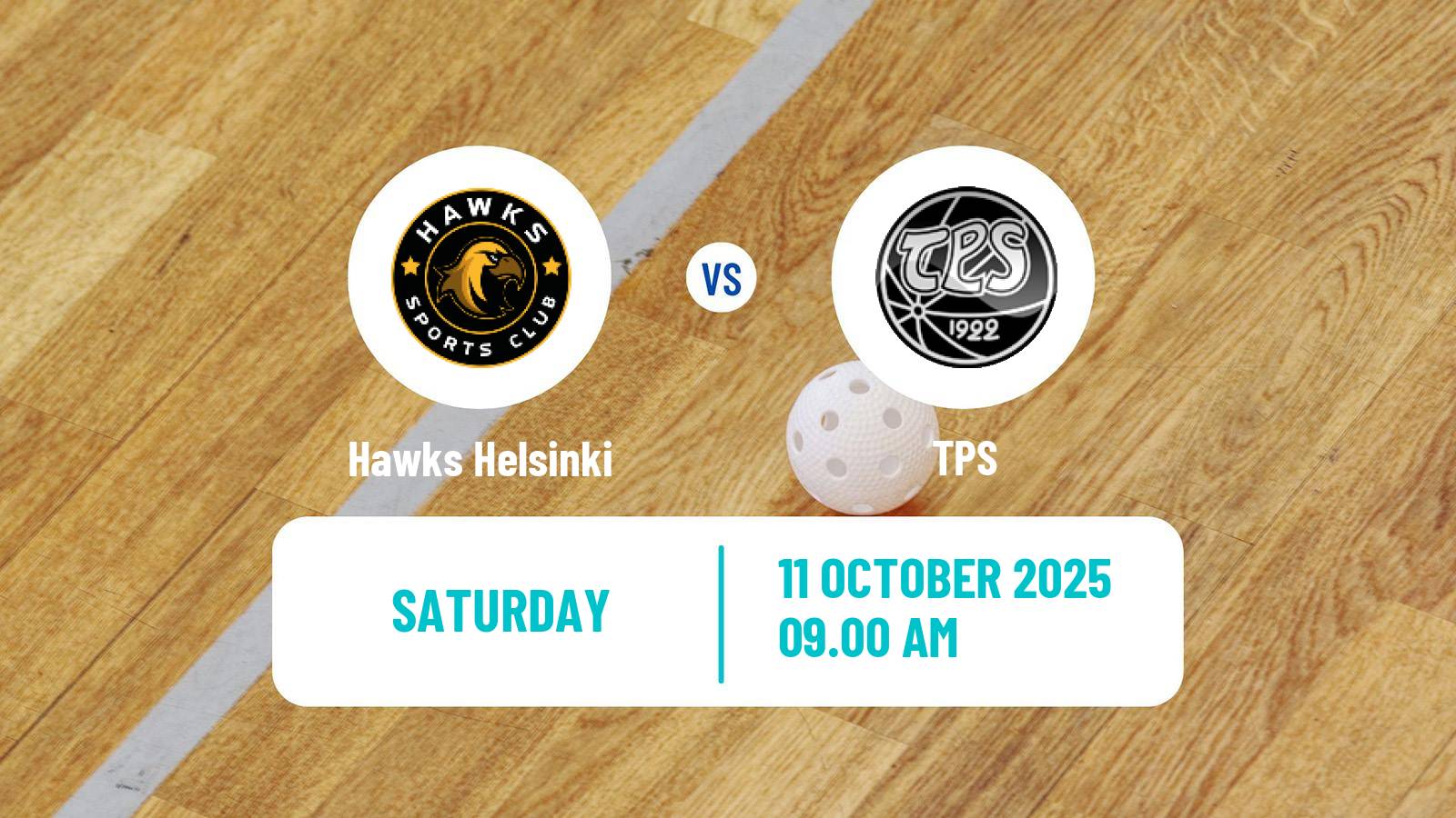 Floorball Finnish F-Liiga Hawks Helsinki - TPS