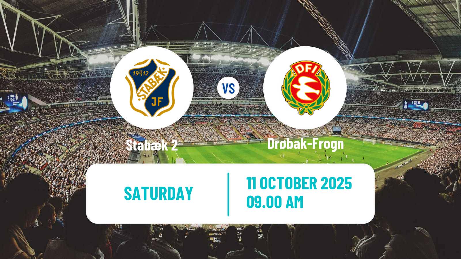 Soccer Norwegian Division 3 - Group 6 Stabæk 2 - Drøbak-Frogn