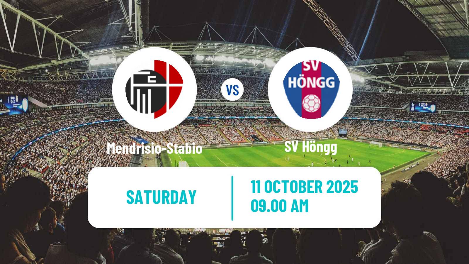 Soccer Swiss 1 Liga Classic Group 3 Mendrisio-Stabio - Höngg