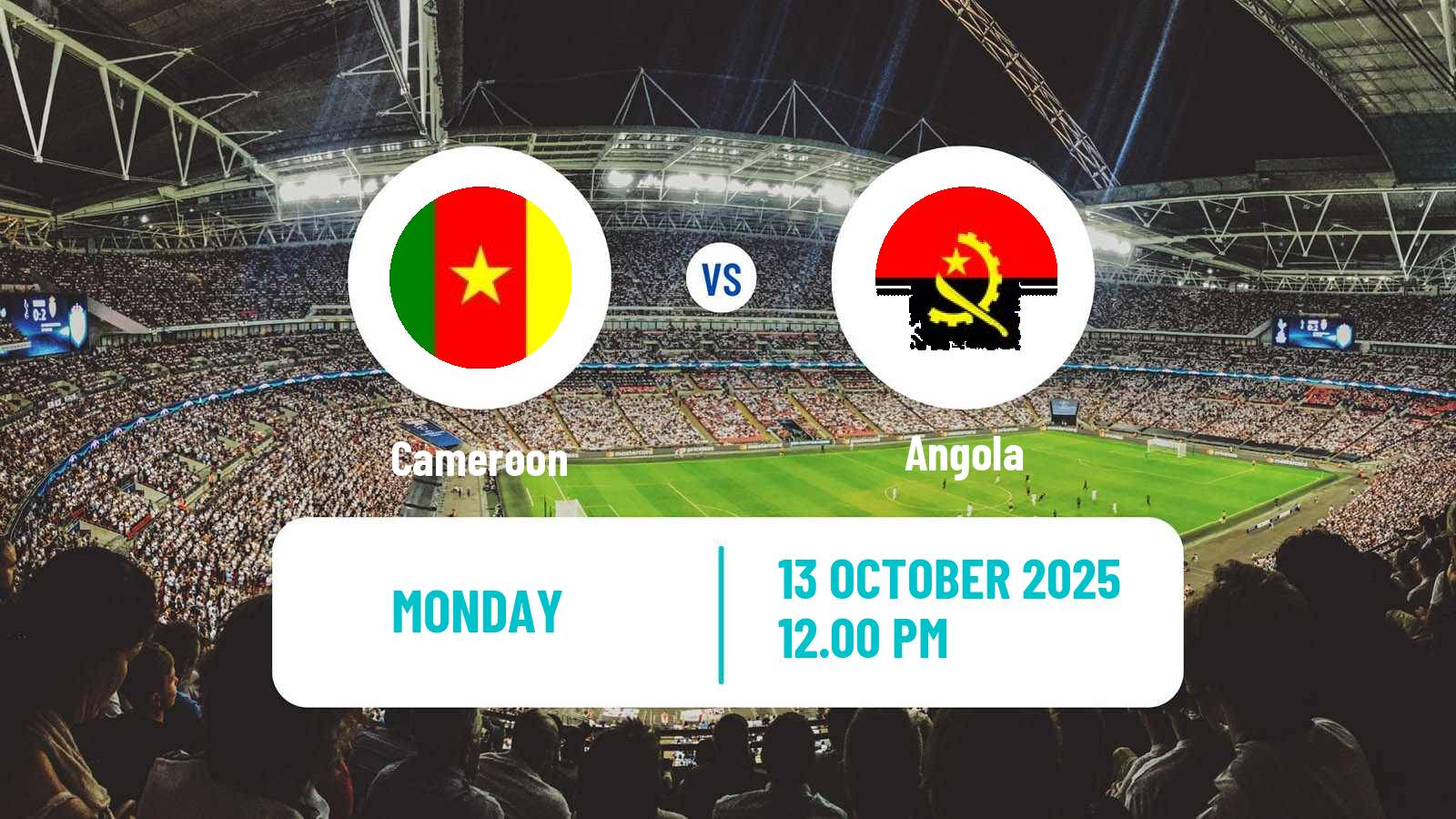 Soccer FIFA World Cup Cameroon - Angola