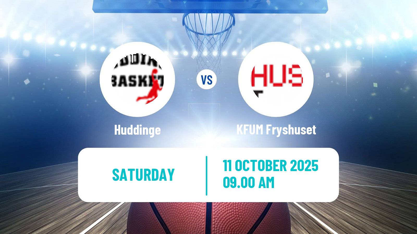 Basketball Swedish Superettan Basketball Huddinge - KFUM Fryshuset
