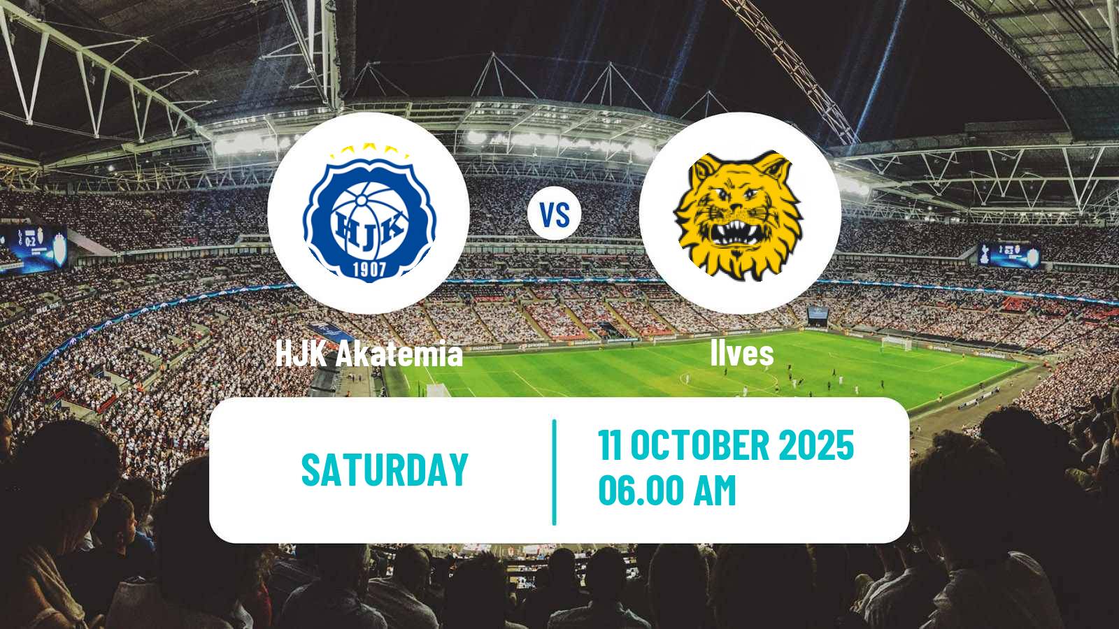 Soccer Finnish Kansallinen Liiga Women HJK Akatemia - Ilves