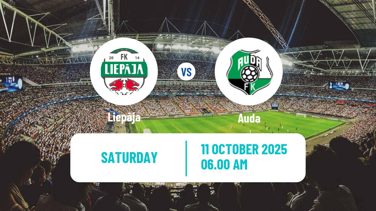 Soccer Latvian 1 Liga Women Liepāja - Auda