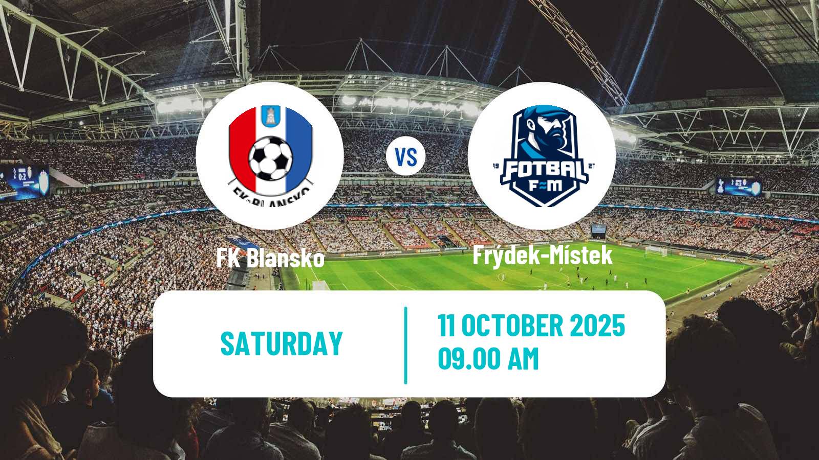 Soccer Czech MSFL Blansko - Frýdek-Místek
