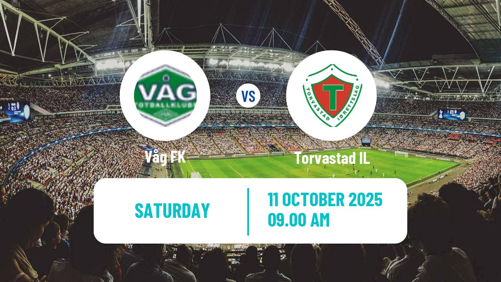Soccer Norwegian Division 3 - Group 5 Våg - Torvastad